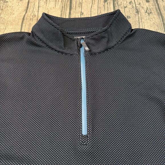 FootJoy ThermoSeries Golf Mid-Layer Pullover Men's XL Polka Dot Quarter Zip - Picture 8 of 10